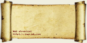 Jovana Mrmak vizit kartica